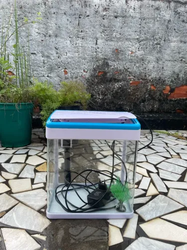 Aquário de 10L completo