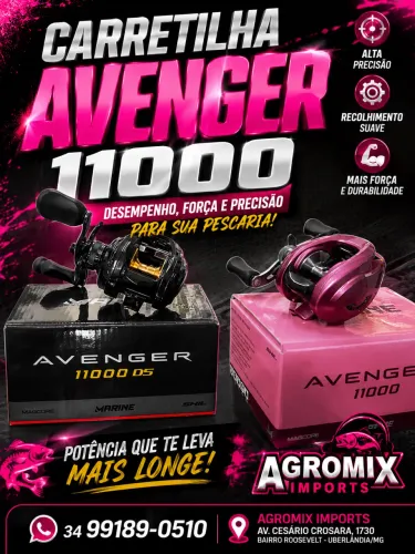 Carretilha avenger 11000