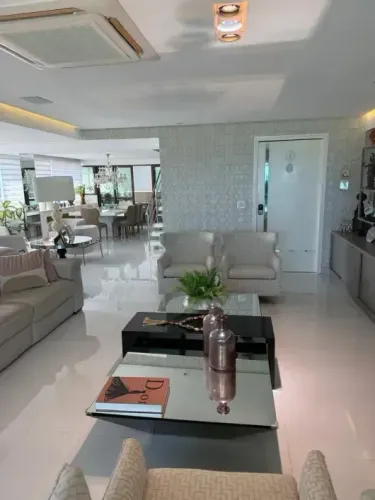 Cobertura linda, vista mar, 4 suítes, hidro, 370m², porcelanato, altíssimo padrão, boa via