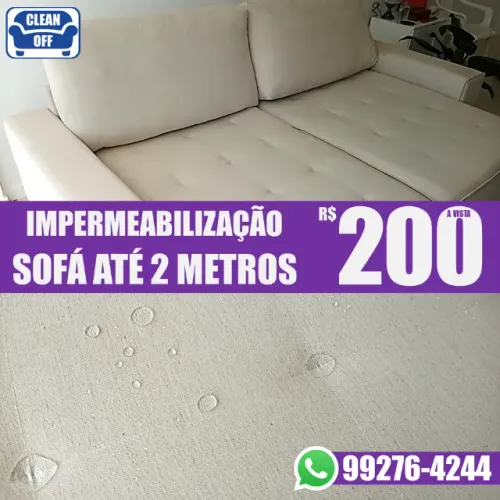 Impermeabilização de Sofá e Lavagem a Seco