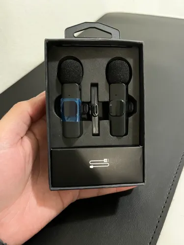 Microfone lapela sem fio