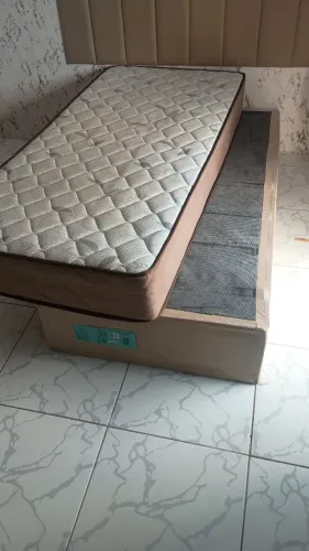 Cama de Solteiro Ortopedia (base+colchão)