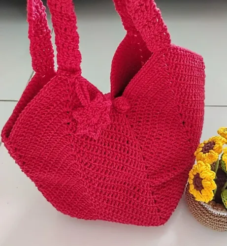 Bolsa em crochê