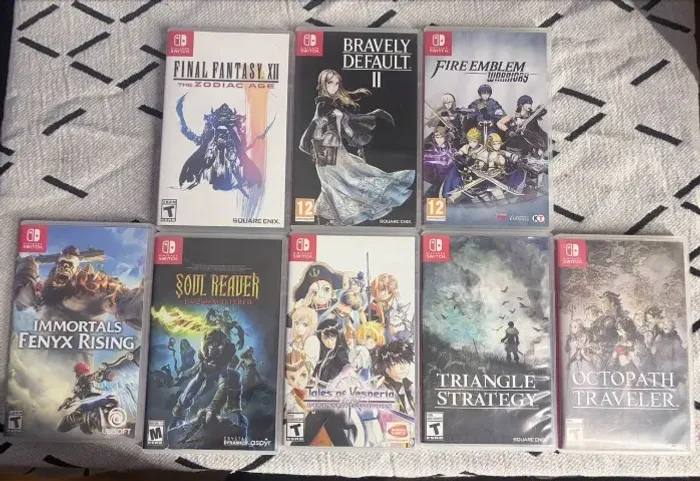 Vendo lote de jogos de Nintendo Switch (R$1500,00 tudo)