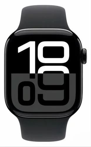 Apple Watch Series 10 GPS ? Caixa preta brilhante de alumínio - 42 mm (c/ marcas de uso)