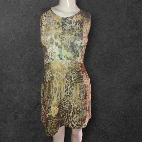 Vestido animal print