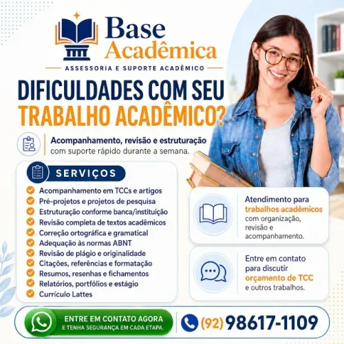 Assessoria Acadêmica | Revisão, Formatação ABNT e Slides