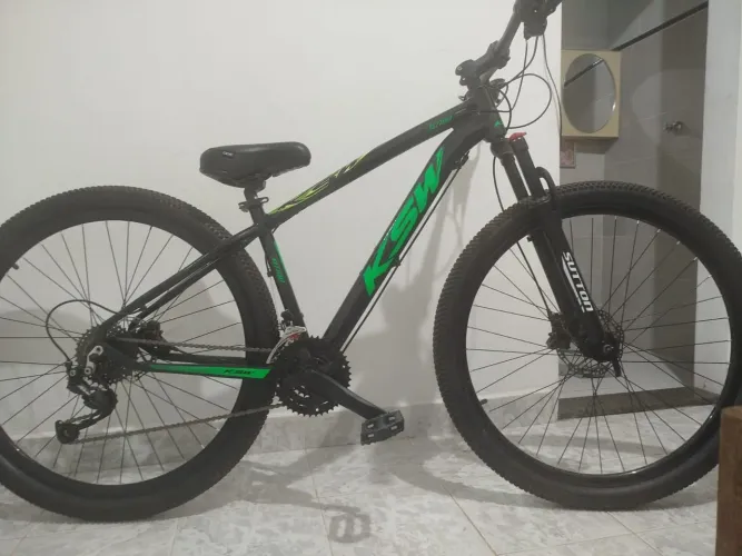 Bike Aro 29 KSW XLT 100 - 27v Shimano - Freio Hidráulico