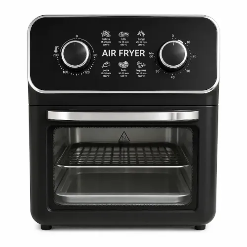 AirFryer Fritadeira Elétrica 12 litros - Preta - Homeland