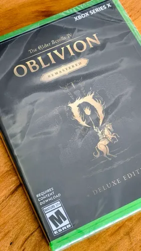 Elder Scrolls IV Oblivion Remastered Xbox Séries Deluxe Mídia Física LACRADO