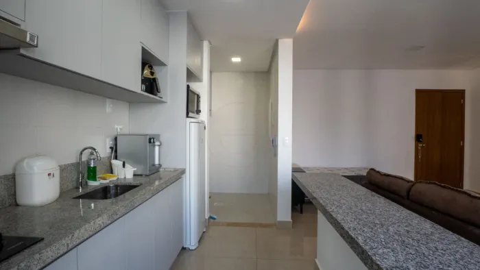 Apartamento Mobiliado no Bueno com 2 Suítes e Climatização