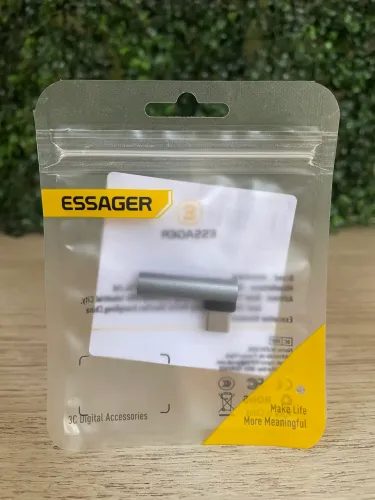 Adaptador de áudio Essager tipo C para P2