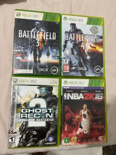 Lote jogos xbox 360