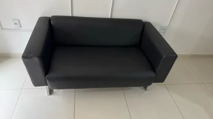 Sofá 2 Lugares - Couro Tok&Stok