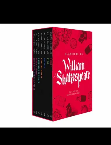 Box Clássicos de William Shakespeare - com 7 marcadores de páginas