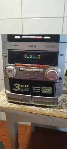 Som philips fw-c1 funcionando veja