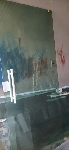 PORTA DE VIDRO DE CORRER 2 FOLHAS URGENTE