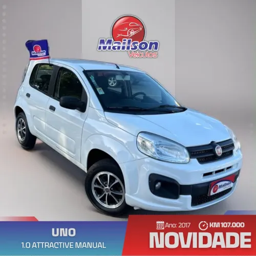Fiat Uno Attractive 1.0 EVO Fire Flex 8V 5P 2017