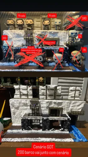 Funko game of thrones, diorama e assasins creed