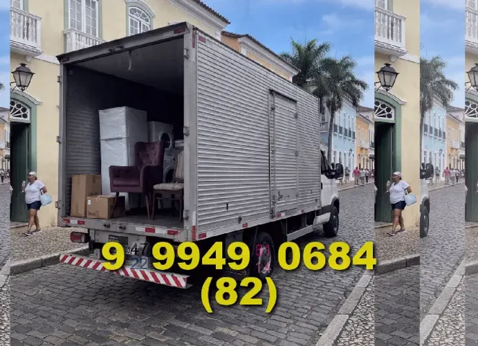 frete em caminhão baú para Feitosa e Pajuçara com preço justo!