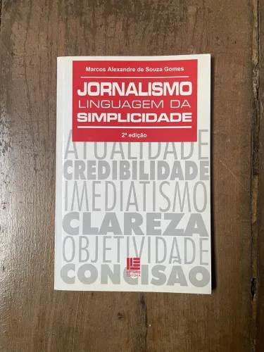 Livro Jornalismo: linguagem da simplicidade, Marcos Alexandre de Souza Gomes