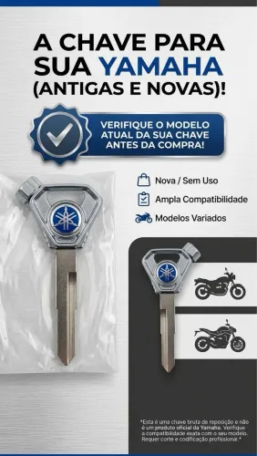 Chave de ignição Yamaha