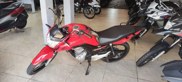 HONDA CG FAN 160 VERMELHA 2017 Shalon veículos Cariacica 