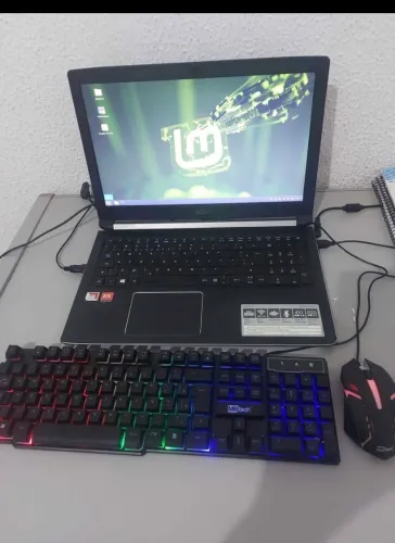 Notebook gamer aspire 5 com placa de vídeo ssd top de linha