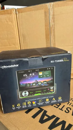 Multimídia Roadstar RS-7100BR Pro Line - 1 DIN  NOVA