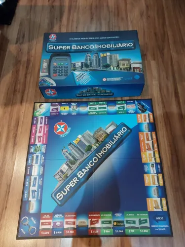 SUPER BANCO IMOBILIÁRIO JOGO DE TABULEIRO DA ESTRELA