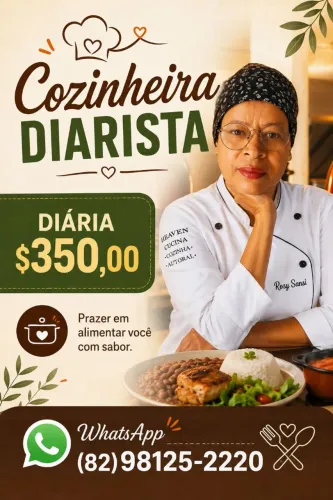 Cozinheira diarista 