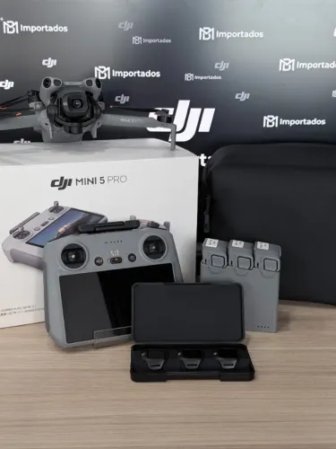 Drone DJI Mini 5 Pro Fly More Plus | Seminovo | Garantia