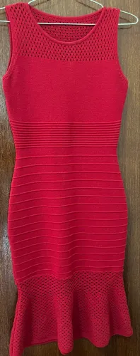 Vestido de tricô