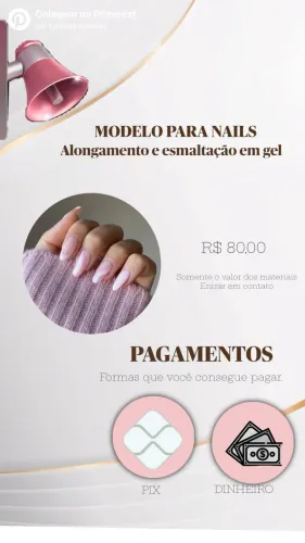 Unhas em gel 