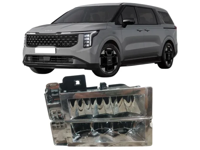 Modulo refletor cromado led diant dir Kia Carnival 2024 2025