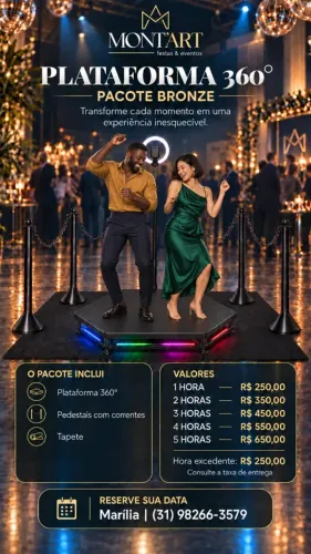 Plataforma 360 Pegue e Monte e muito mais