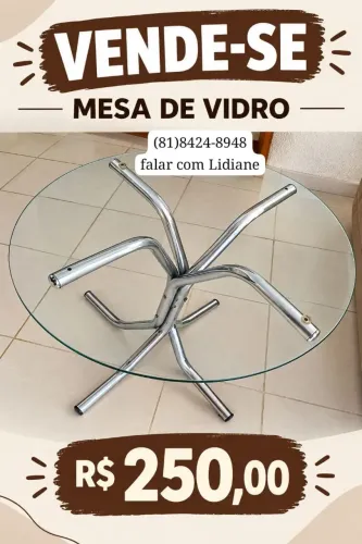 Mesa de vidro
