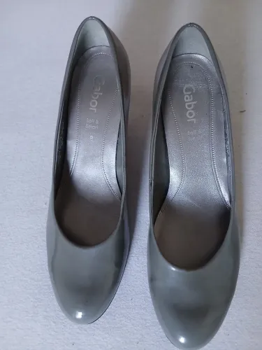 LINDO SCARPIN DE GRIFE GABOR CINZA N40