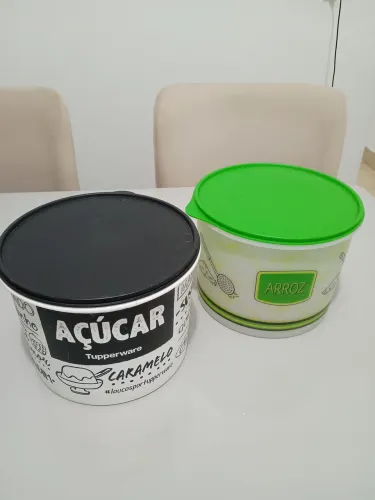 Tupperware mantimentos caixa Arroz ou Açúcar 5.5L 55,00 cada 