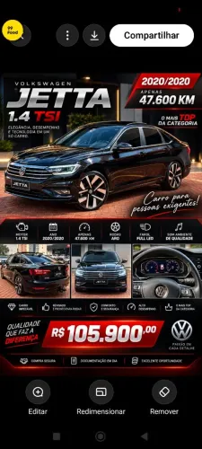 Volkswagen Jetta Comfort. 250 TSI 1.4 Flex 16V Aut. 2020