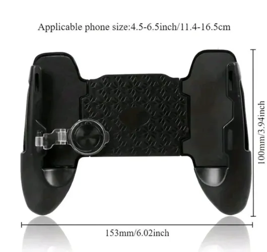 suporte game pad para celular com gatilhos, tamanho expansível