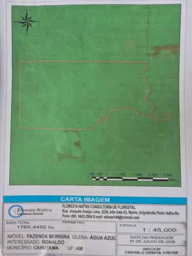 Fazenda escriturada proveniente de título definitivo emitido pelo incra.
