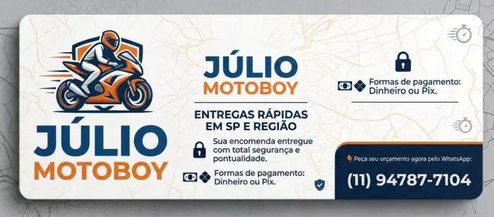 JÚLIO MOTOBOY SÃO PAULO E REGIÃO 