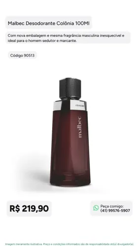 Malbec desodorante 100ml