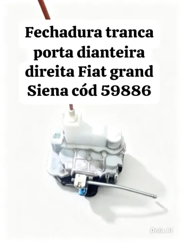 Fechadura da porta dianteira direita Grand siena