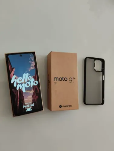 Smartphone Moto G34  5G 128GB Funcionando perfeitamente, Sem o carregador.
