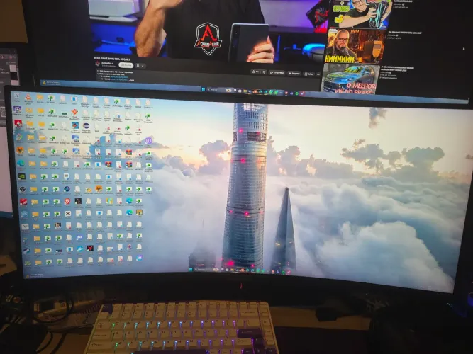Monitor 34 3440x1440p 144hz Gigabyte GSYNC Ultrawide curvo