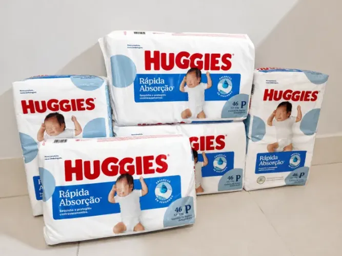 Fralda Huggies Tripla Proteção P - 46 fraldas