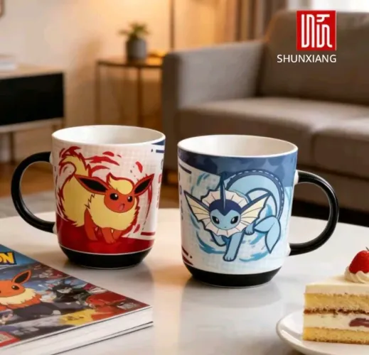 Caneca mudar de cor Vaporeon e Flareon
