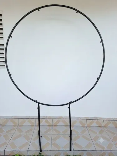 Suporte de metal para painel redondo 1,50 X 1,50